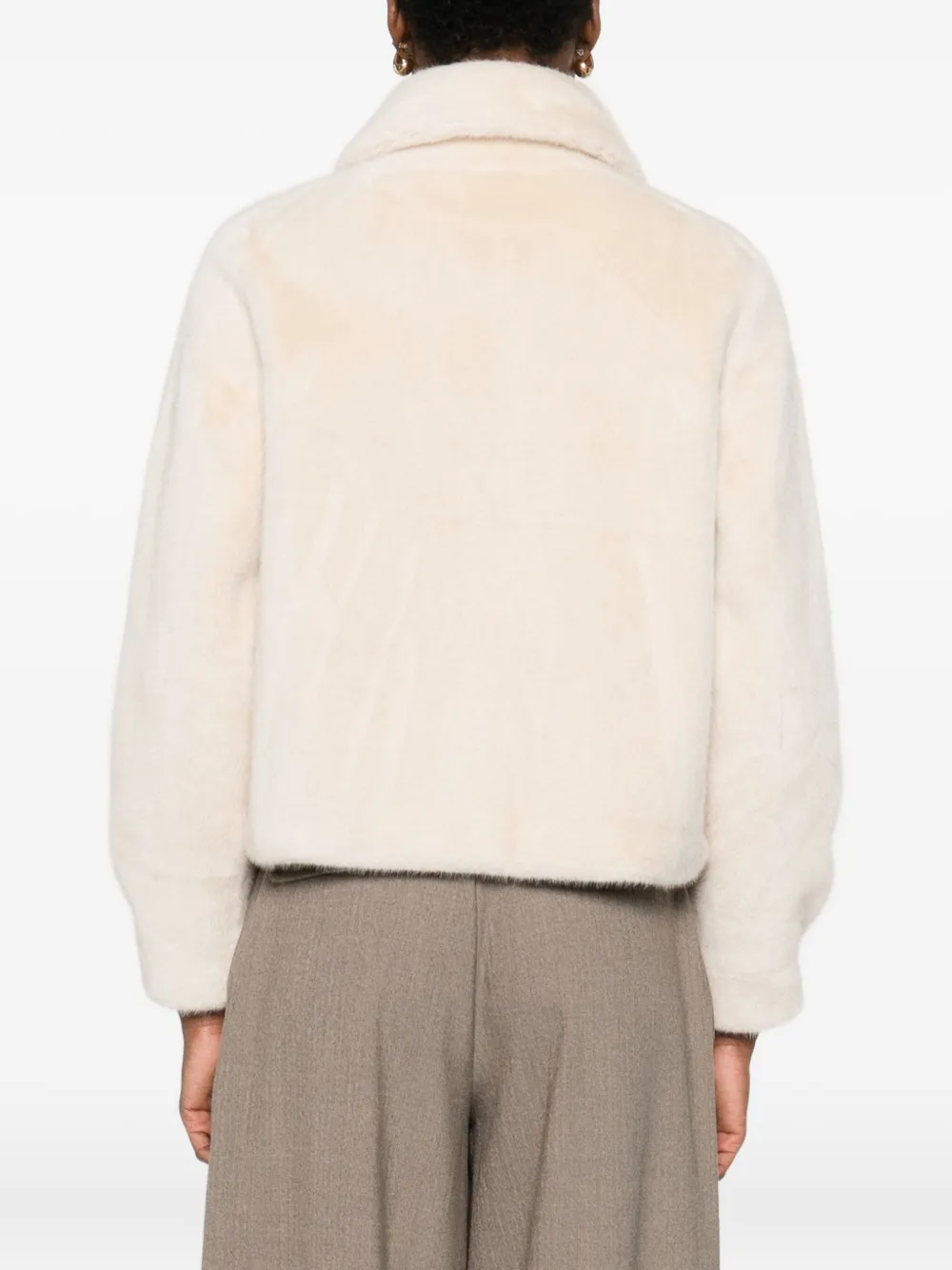 bomboogie Jack van imitatiebont Beige