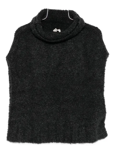 Intrecci top con cuello vuelto
