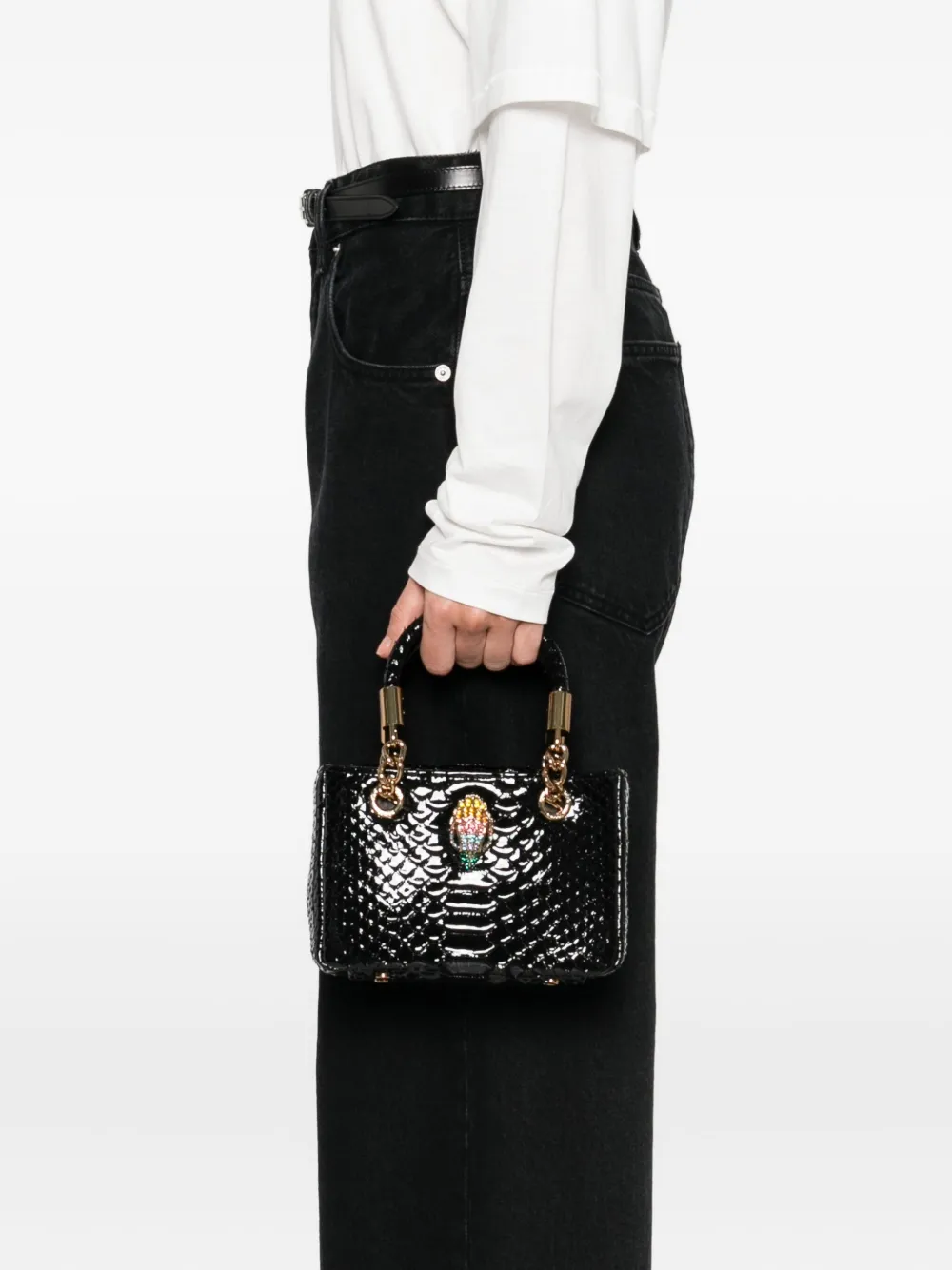 Kurt Geiger Mini Kensington Shoulder Bag In Black