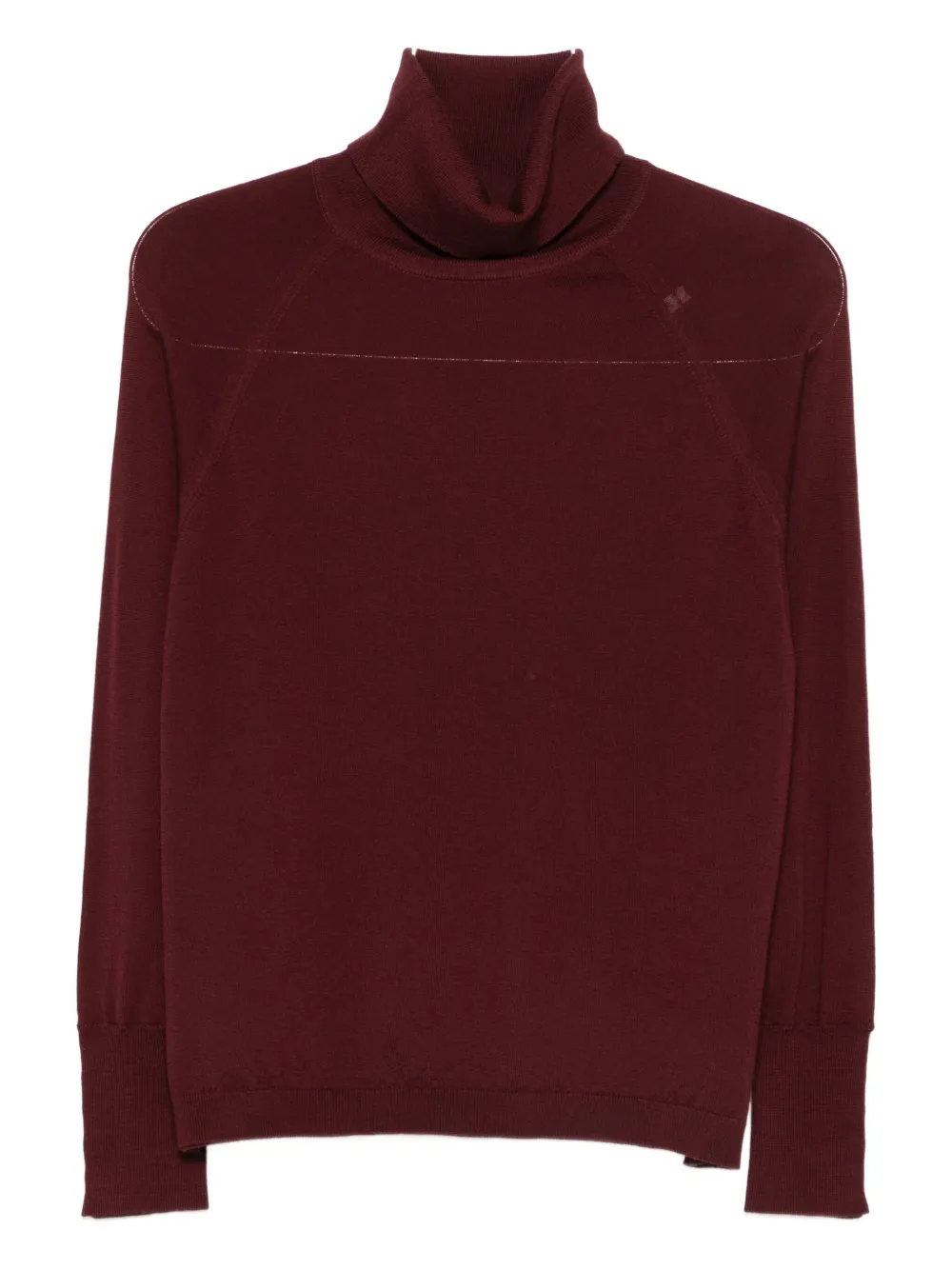Alpha Studio Roll-neck Sweater In Brown