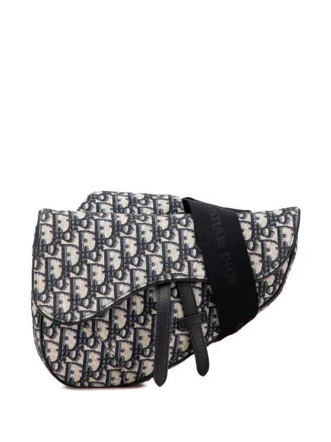 Christian Dior Pre-Owned 2018 Oblique Canvas Saddle crossbody bag