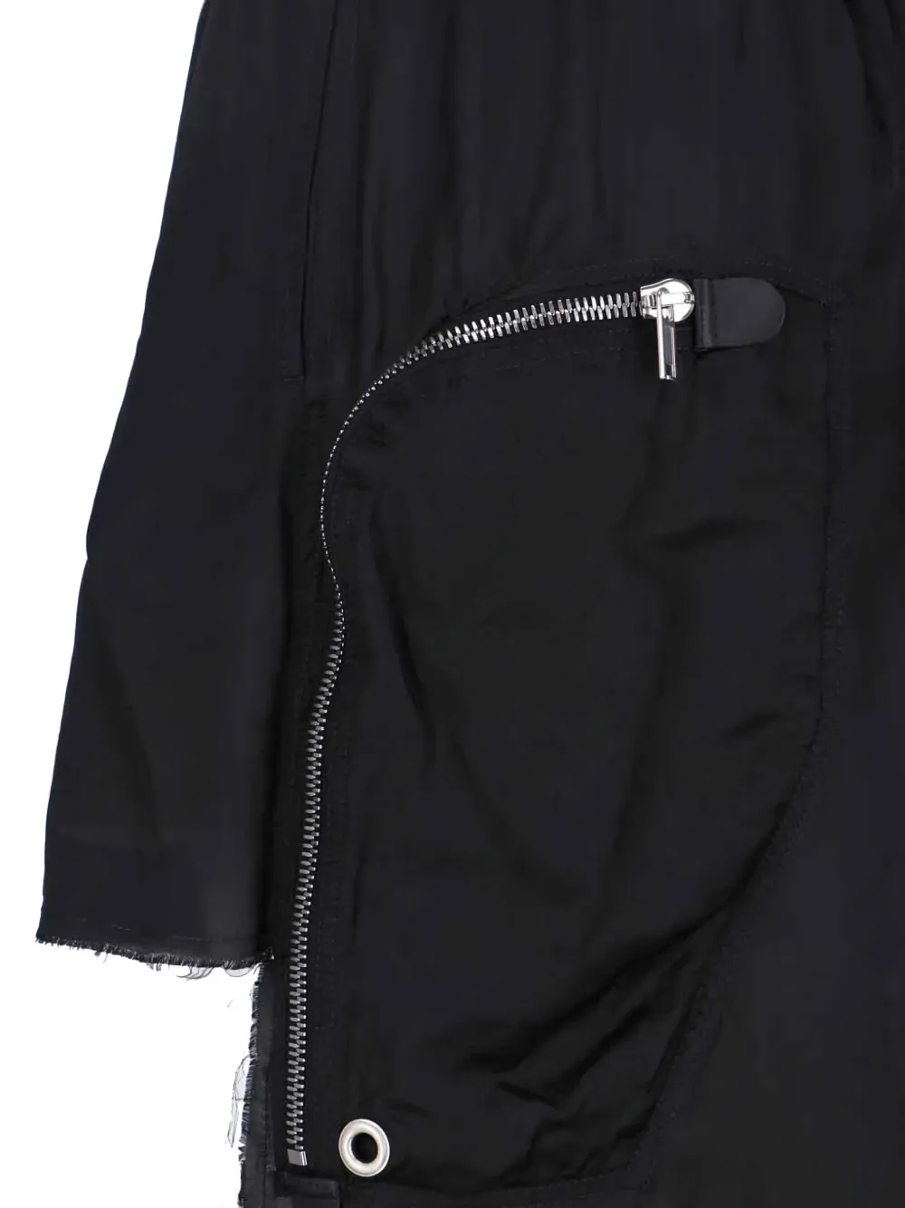 Rick Owens Pocket Asymmetrical Skirt In Black