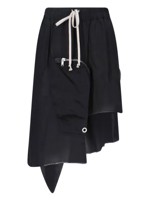 Rick Owens pocket asymmetrical skirt