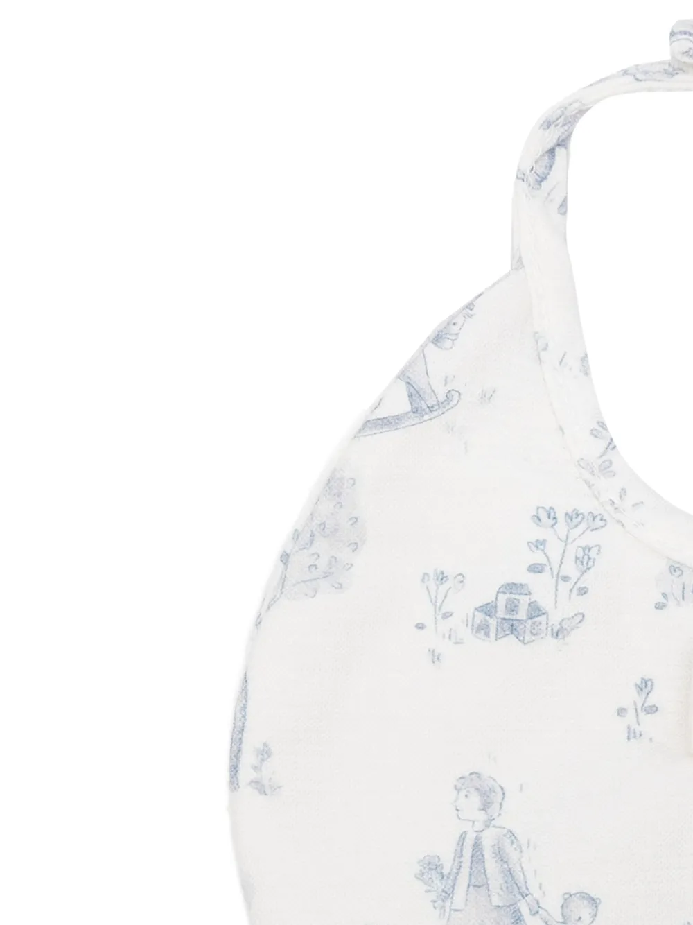 NANAN Slabbetje met print - Wit