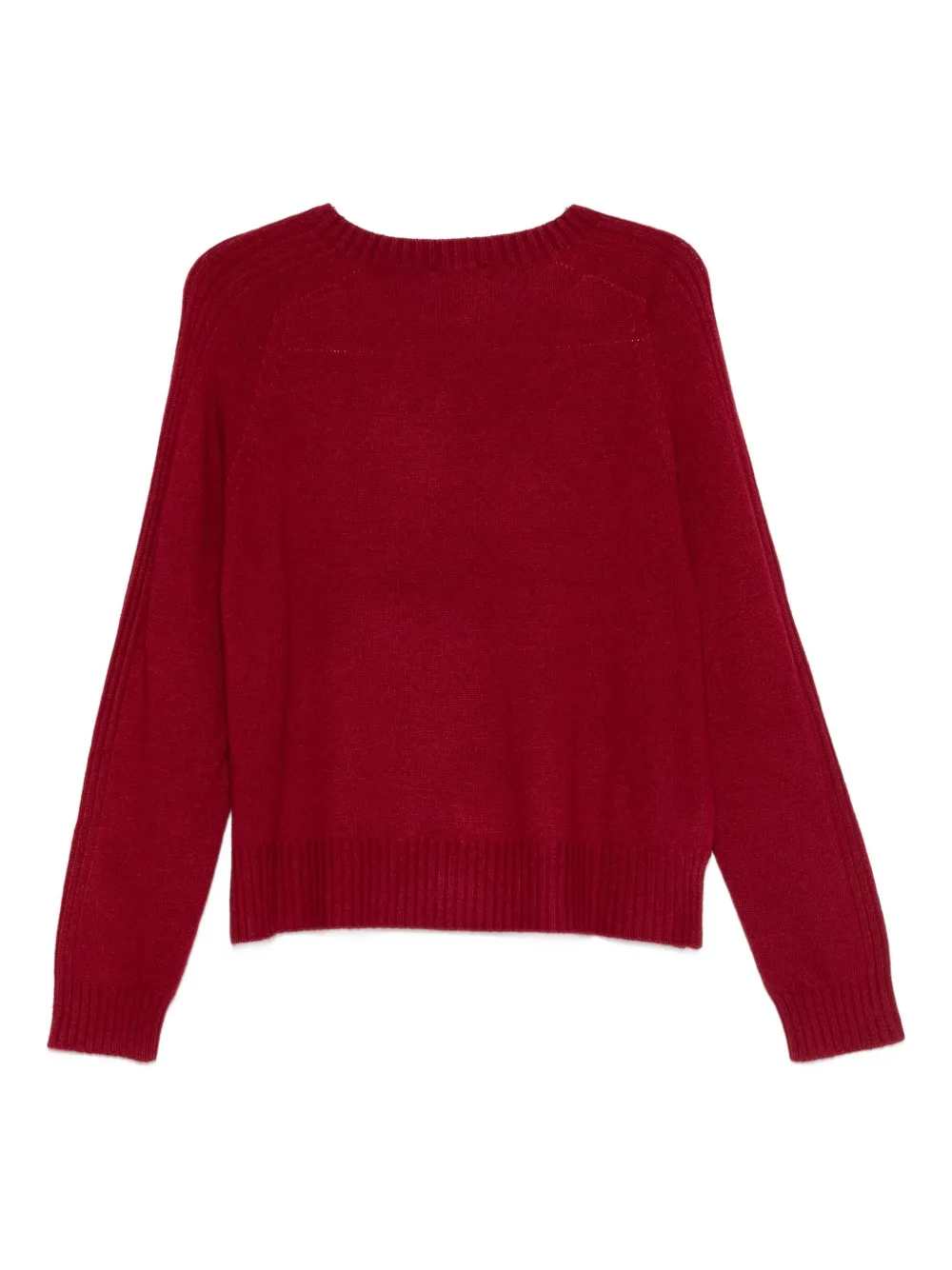 Liu •jo Heart-embellished Sweater In Red