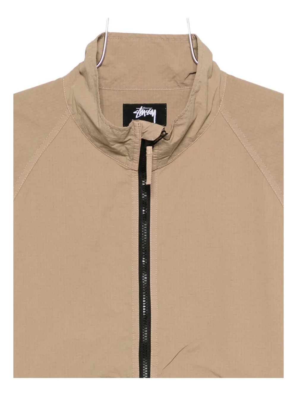 Stussy Zip-up Jacket In Neutral