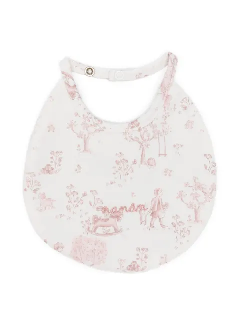 NANAN babero estampado