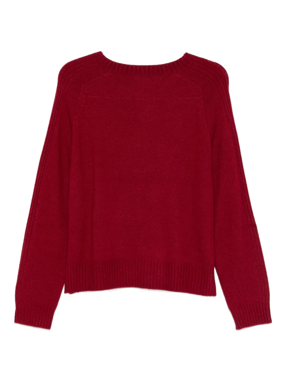 Liu •jo Heart-embellished Sweater In Red
