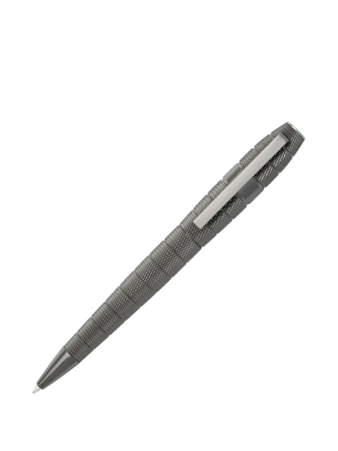 BOSS logo-lettering notebook and pen set