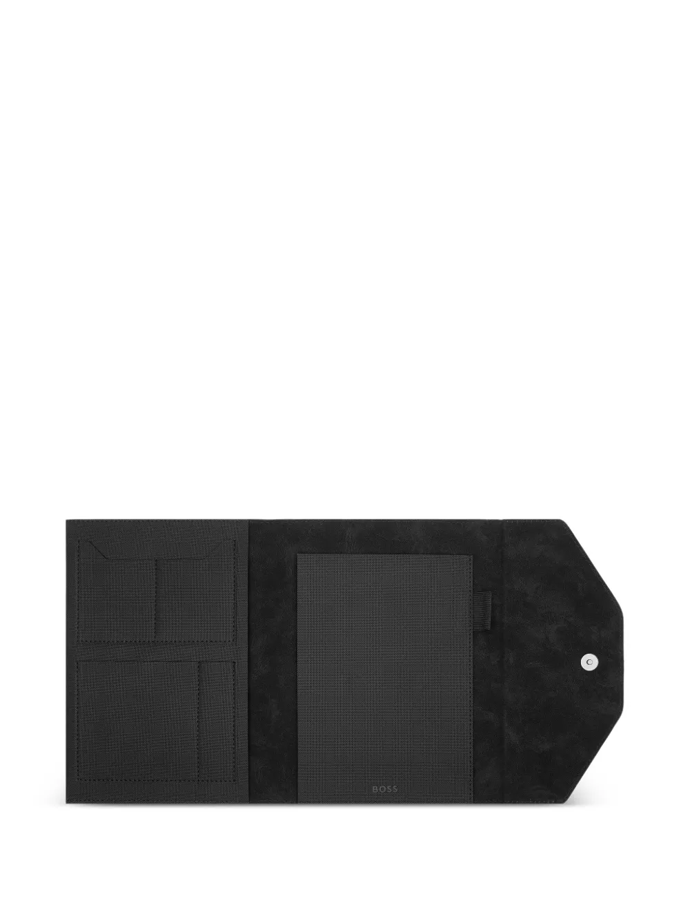  Boss Logo-lettering Notebook And Pen Set - Black 