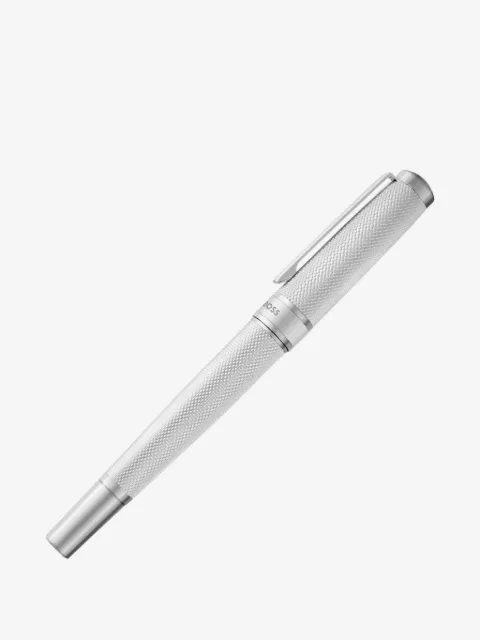 BOSS logo-debossed rollerball pen
