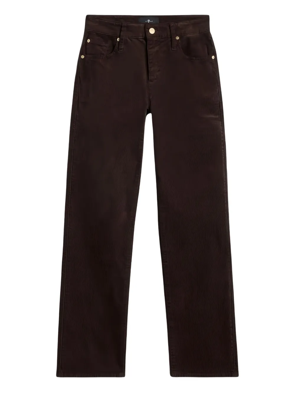 7 For All Mankind corduroy-texture jeans | Brown | Image 1