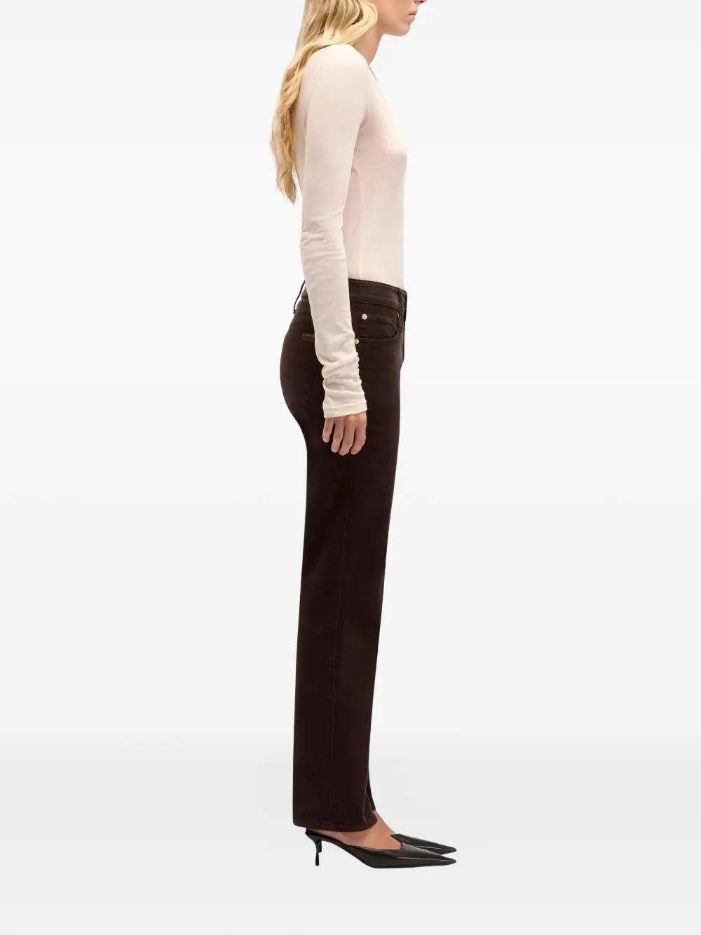 7 For All Mankind corduroy-texture jeans | Straight-Leg Jeans | Image 2
