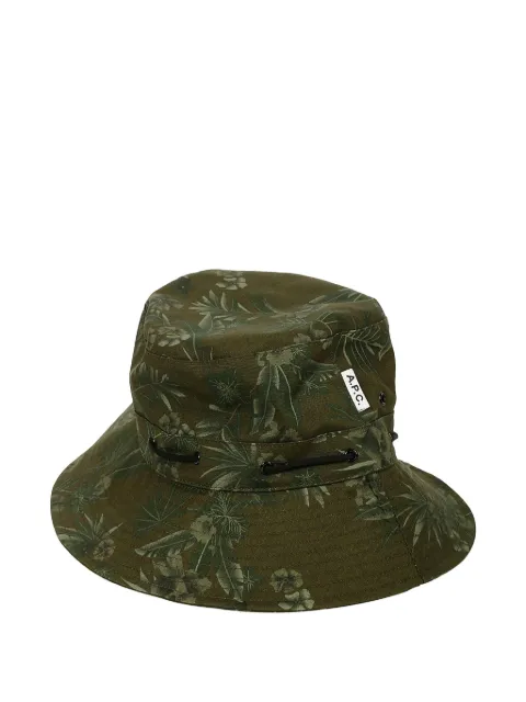 A.P.C. Chapéu bucket com estampa floral