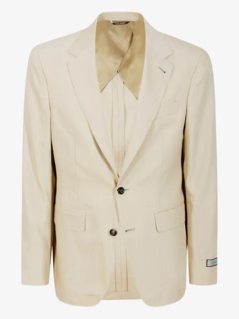 Canali traje con botones y aplique del logo
