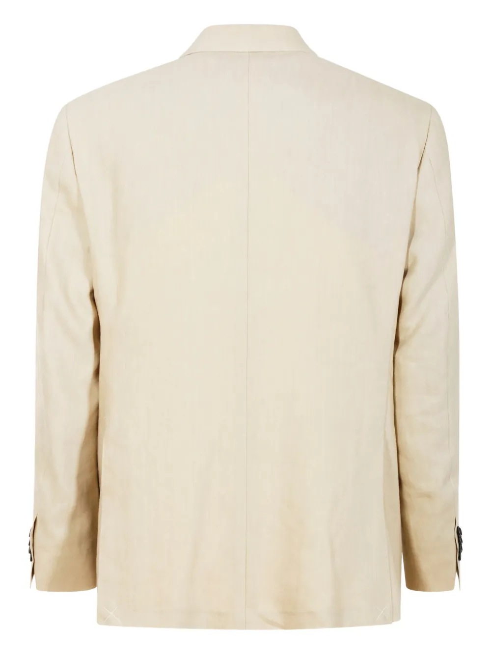 Canali Pak met enkele rij knopen Beige