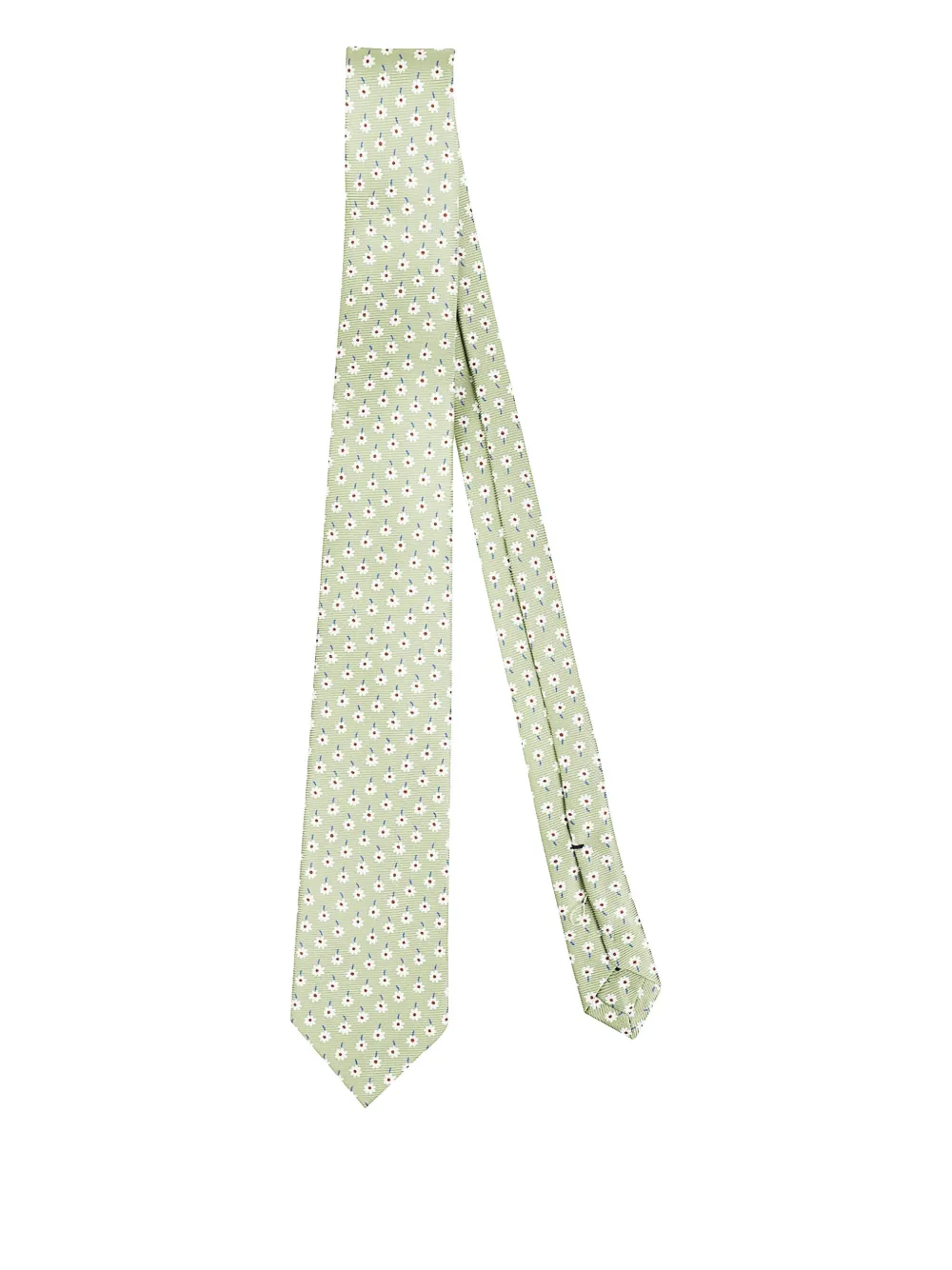 Errico Formicola floral-print silk tie | Green | Image 1