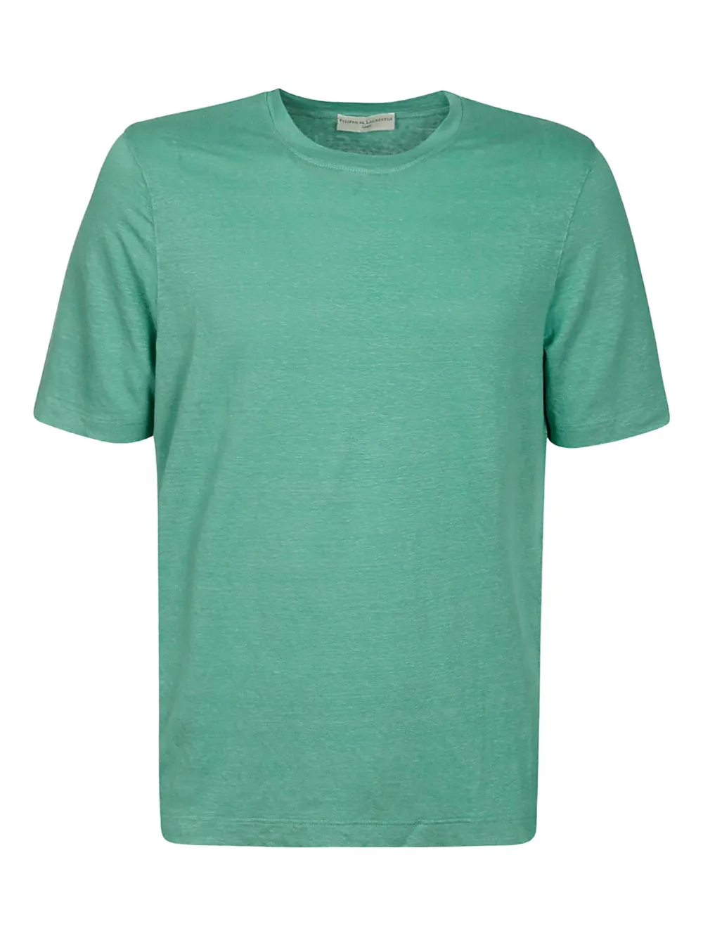 Filippo De Laurentiis linen short-sleeve T-shirt | Green | Image 1
