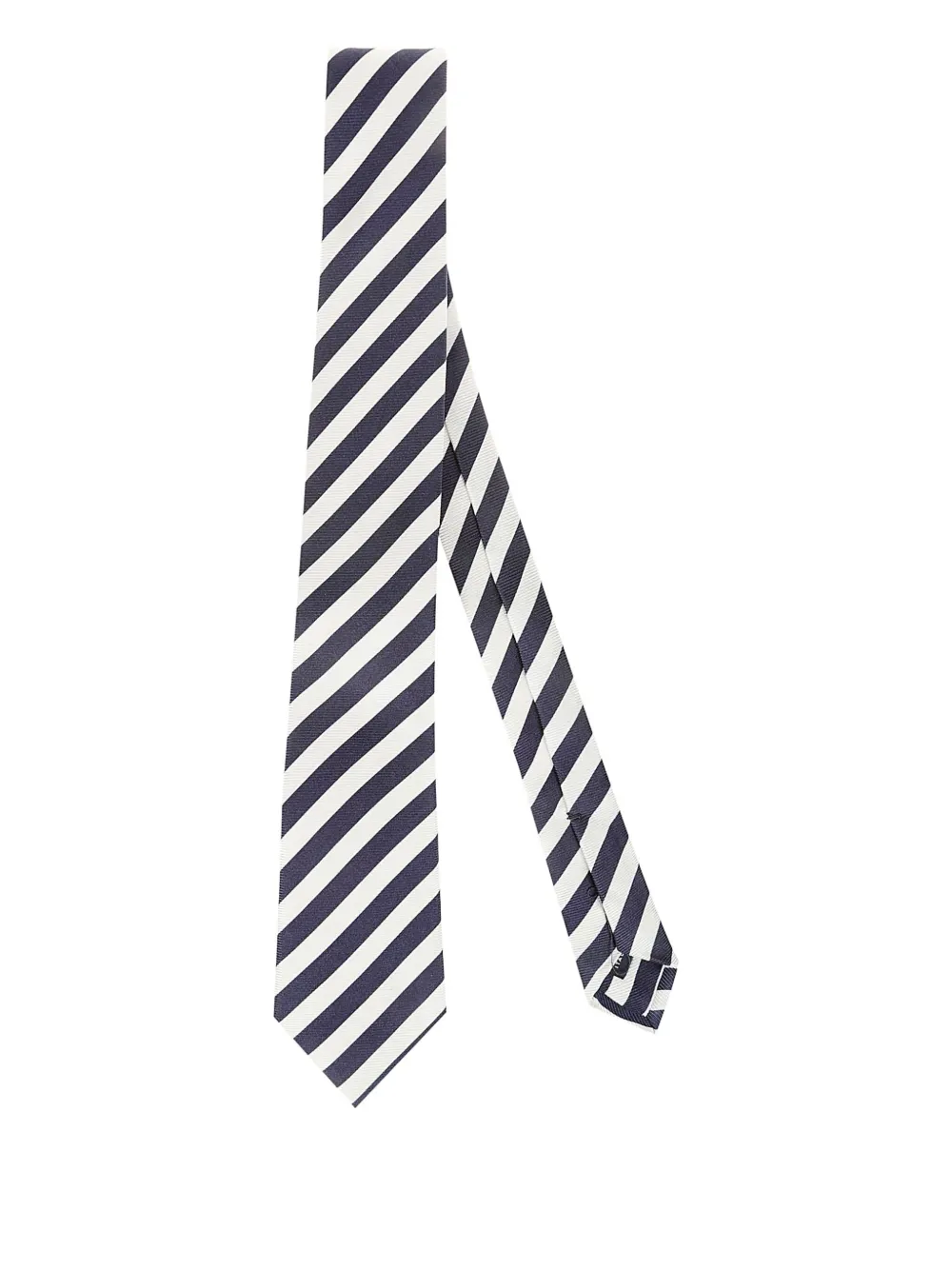 Errico Formicola diagonal-stripe silk tie | Blue | Image 1