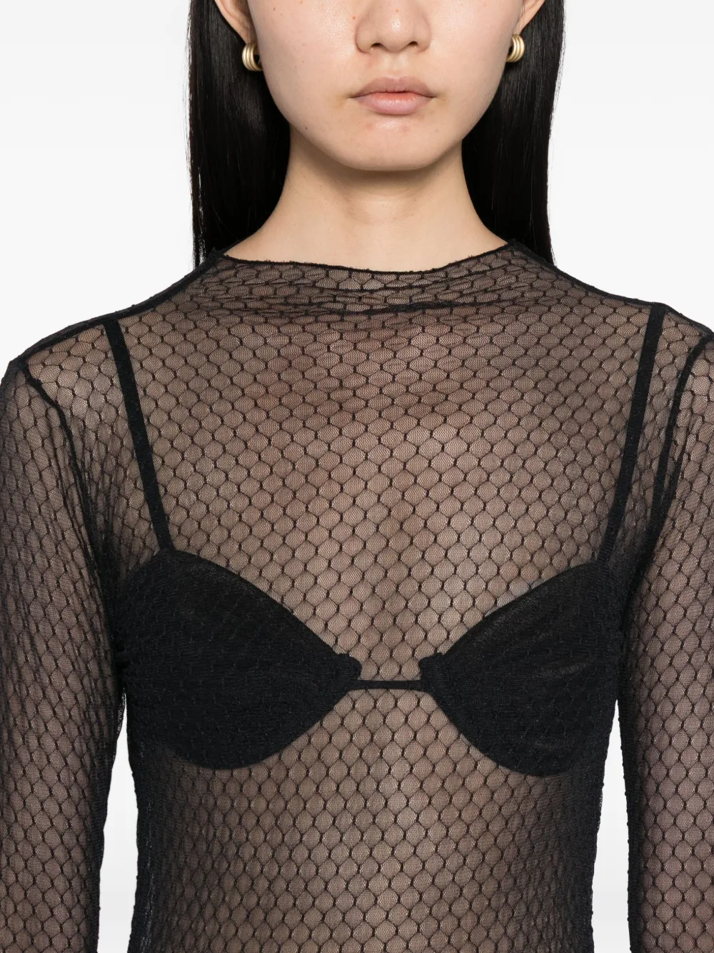 Free People Minding my business top Zwart