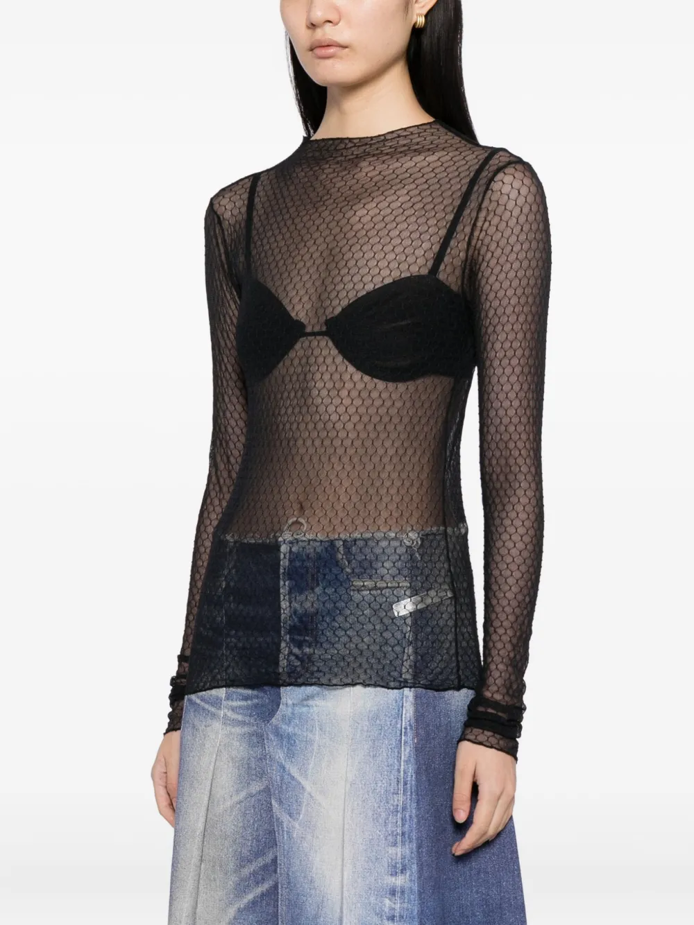 Free People Minding my business top Zwart