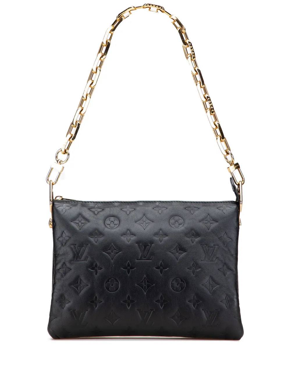 Louis Vuitton Pre-Owned 2021-2025 モノグラム エンボス パフィ ラムスキン クーサン PM Louis Vuitton Pre-Owned 2021-2025 モノグラム エンボス パフィ ラムスキン クーサン PM