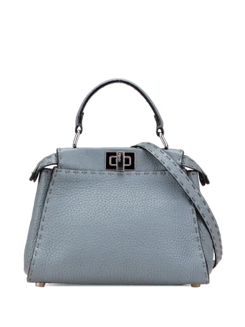 Fendi Pre-Owned 2000-2010 Mini Leather Selleria Peekaboo Iconic satchel