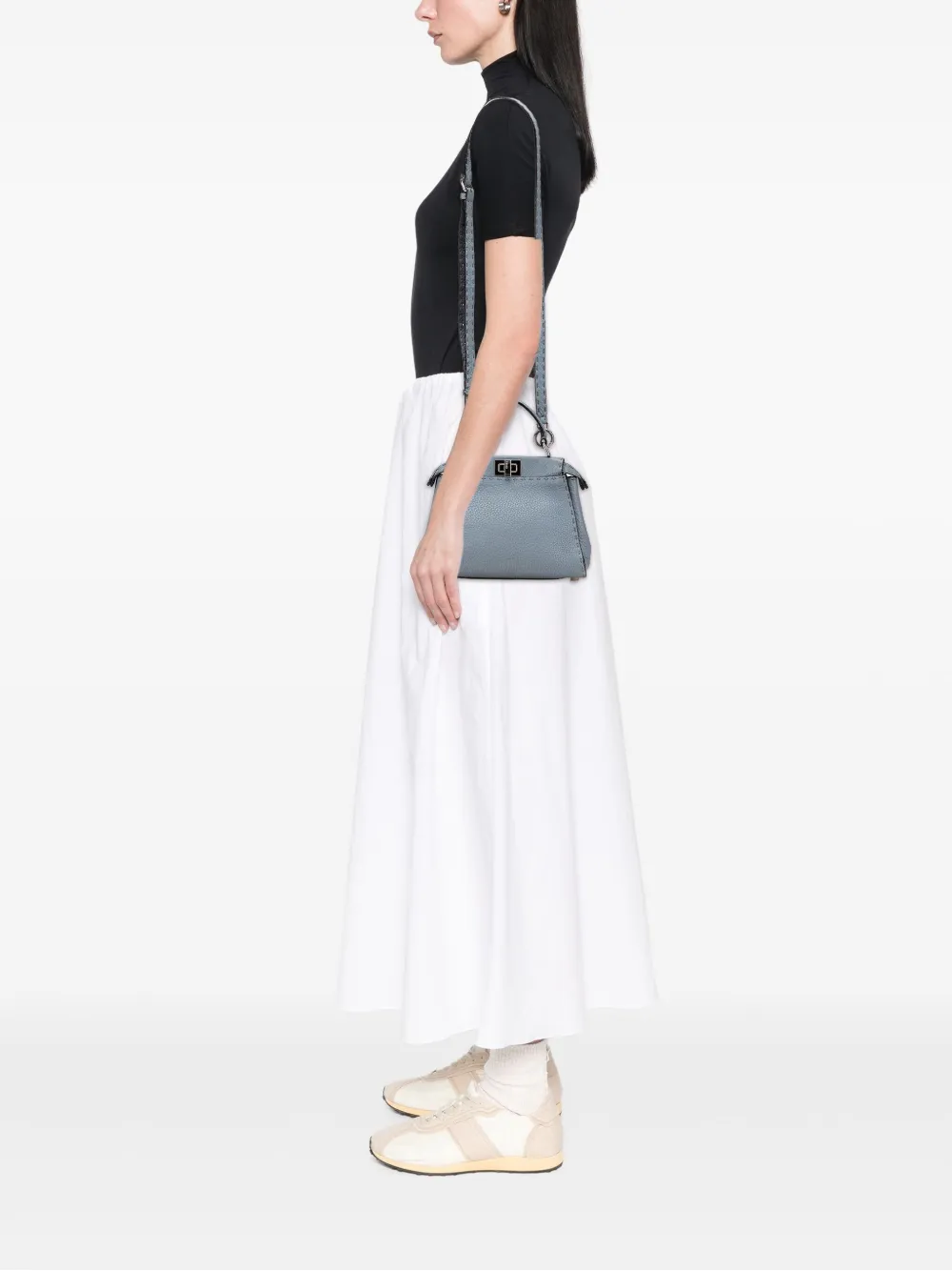 Fendi Pre-Owned 2000-2010 Mini Leather Selleria Peekaboo Iconic satchel | Pre-Owned | Image 2