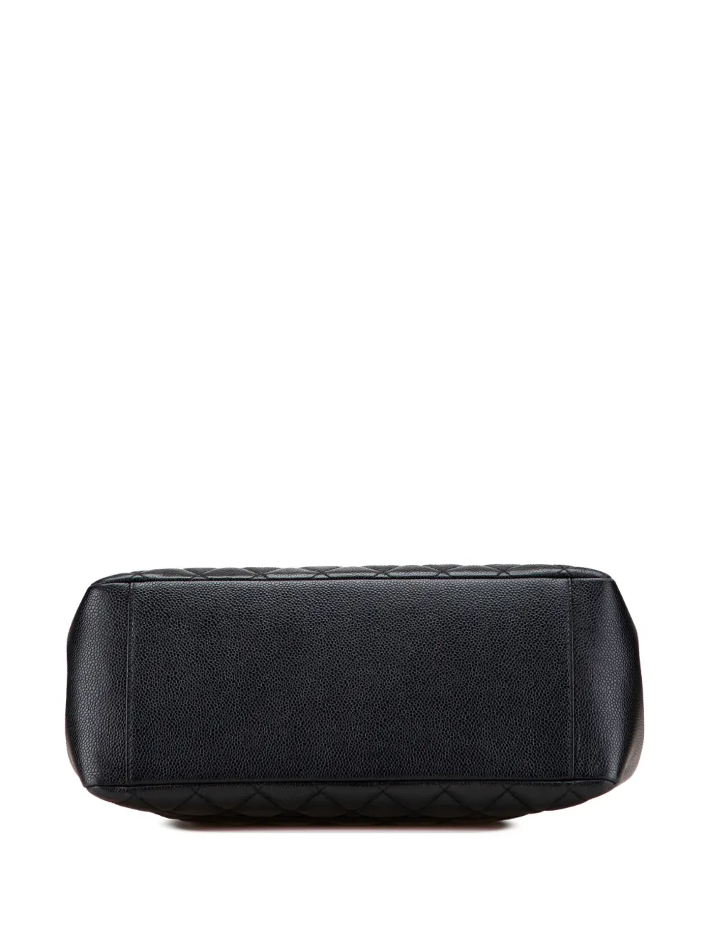 Pre-owned Chanel 2011 Caviar Grand Shopping Tote Bag In Black