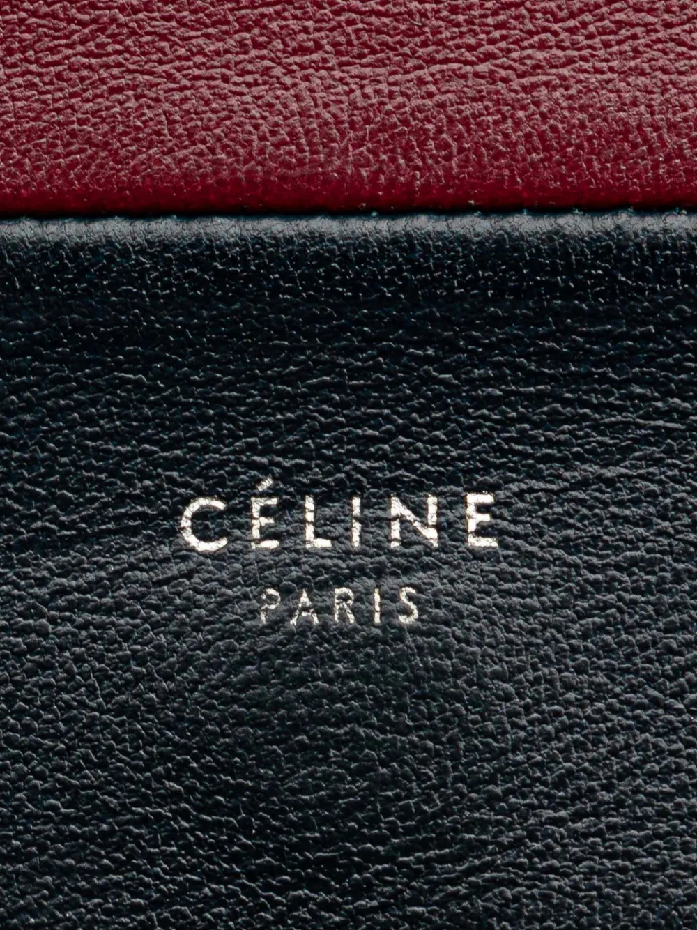 Celine Pre-Owned 2017 Leather Frame Wallet on Chain crossbody bag - Celine Pre-Owned 2017 Leather Frame Wallet on Chain crossbody bag -