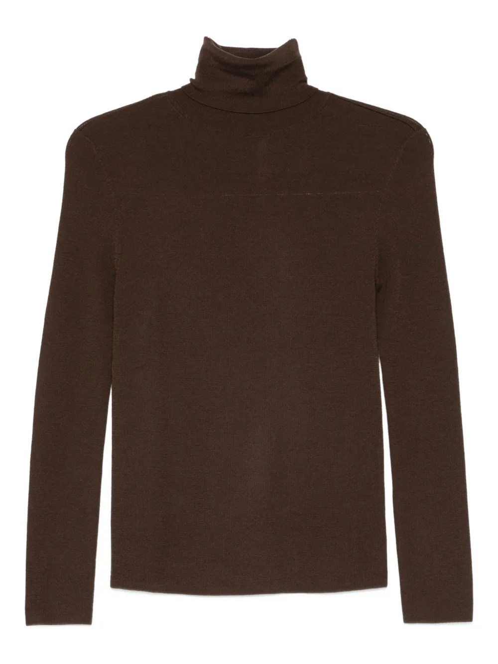Akris Punto Wool Knitted Top In Brown