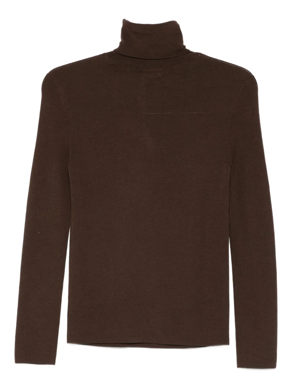 Akris Punto Wool Knitted Top In Brown