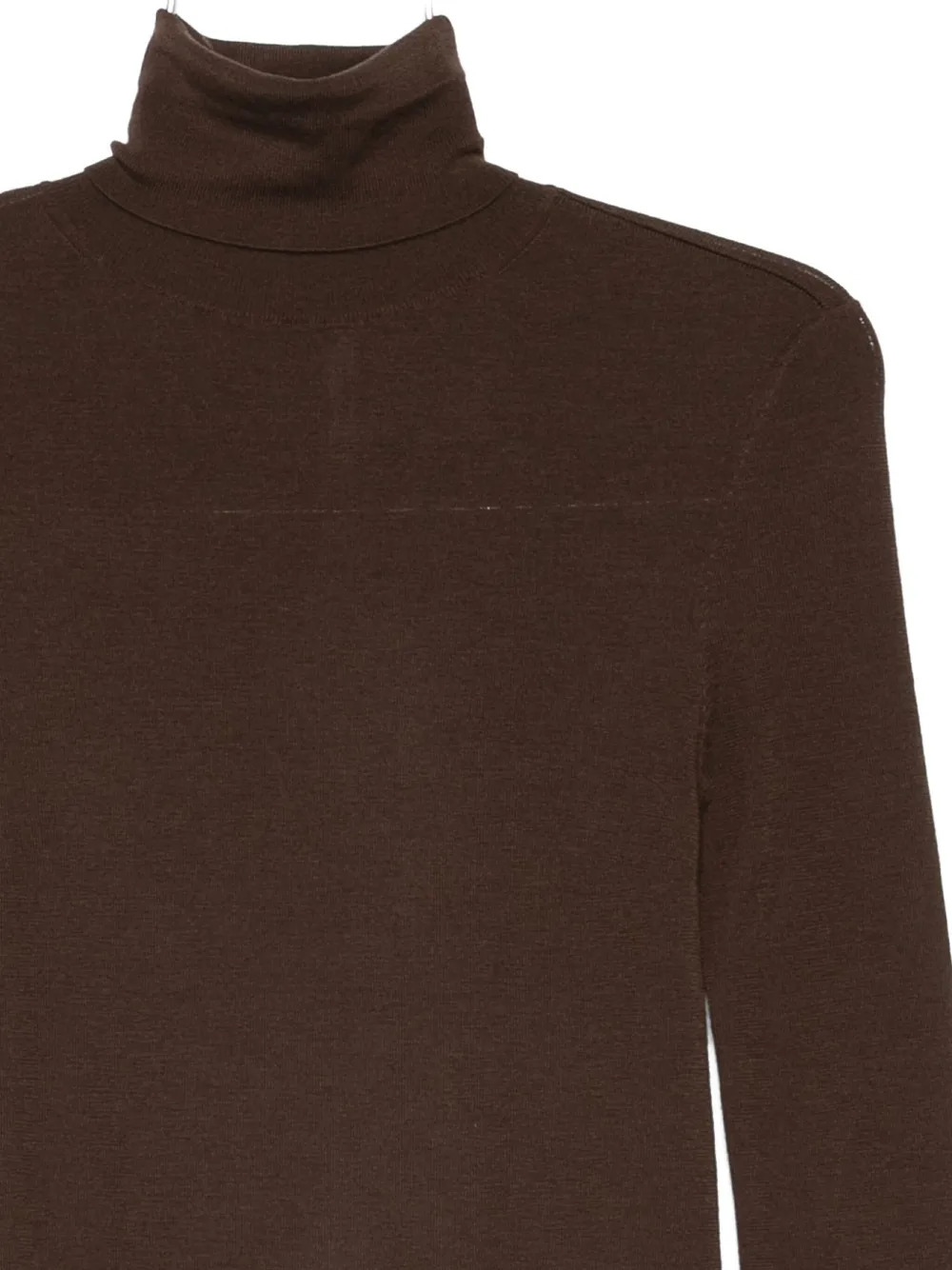 Akris Punto Wool Knitted Top In Brown