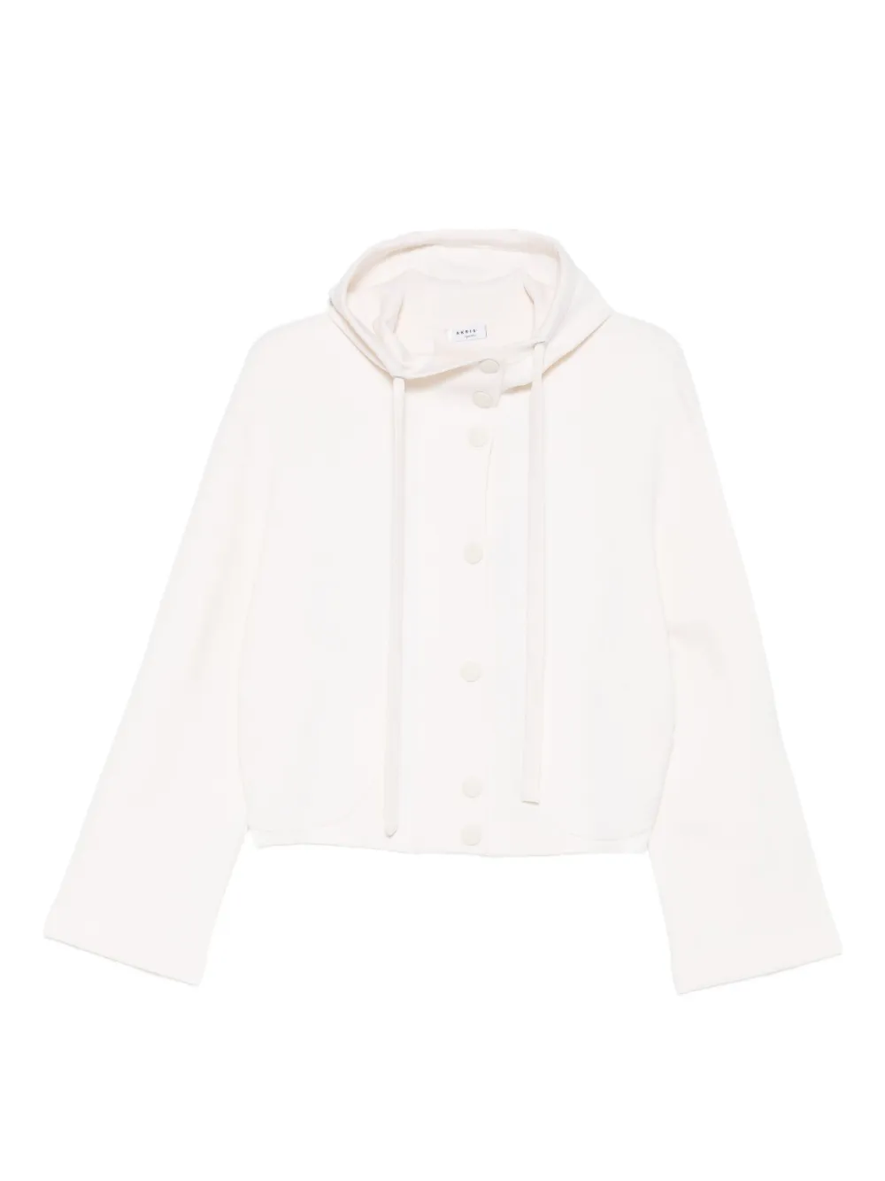 Akris Punto cárdigan con capucha | blanco | Image 1