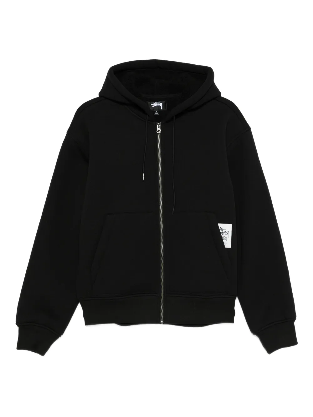 Stüssy chamarra con capucha y cierre | negro | Image 1