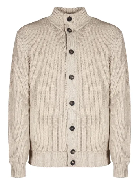 Filippo De Laurentiis button ribbed cardigans