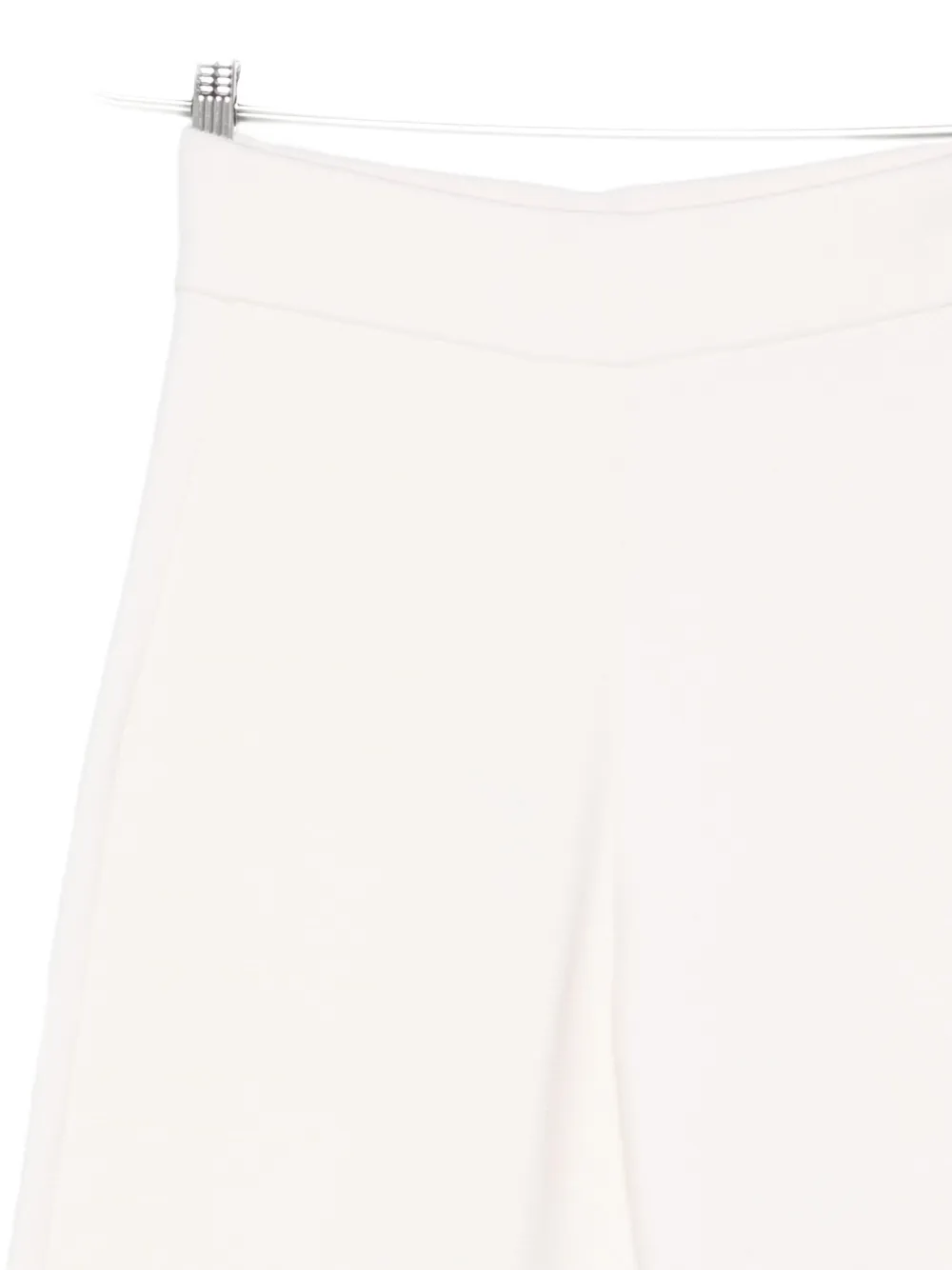 Akris Punto Wide-leg Knitted Trousers In White