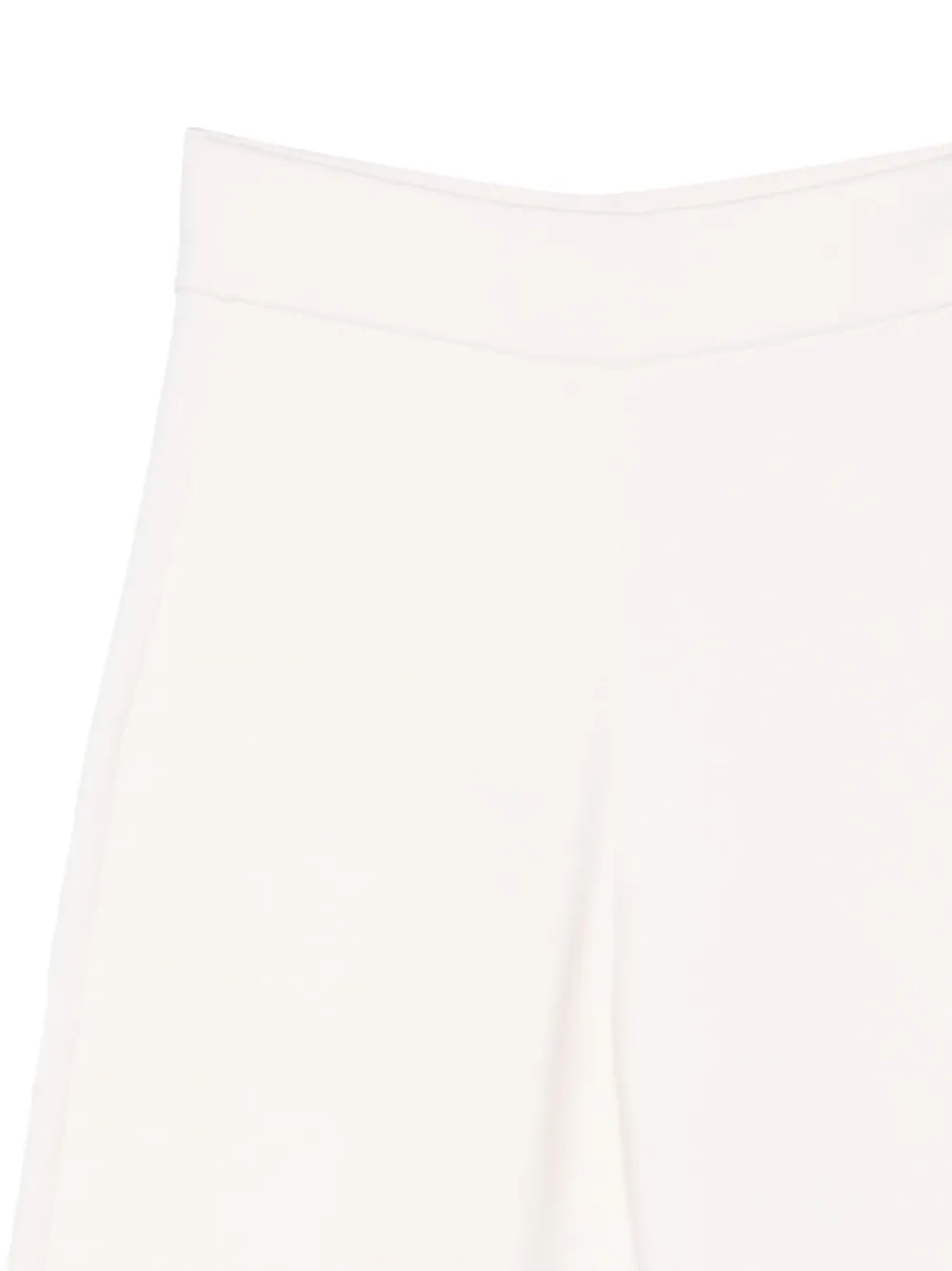 Akris Punto Gebreide broek met wijde pijpen Wit
