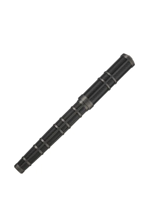 BOSS grid-pattern metal rollerball pen