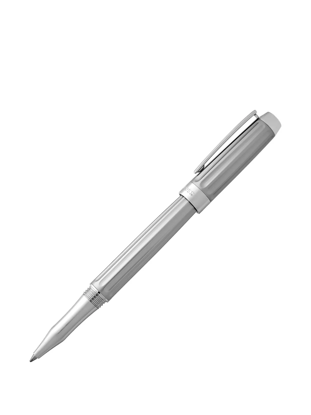 Hugo Boss Leather-case Pen Set In Brown