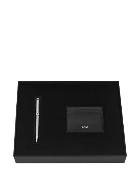BOSS Nexus ballpoint pen and card holder set