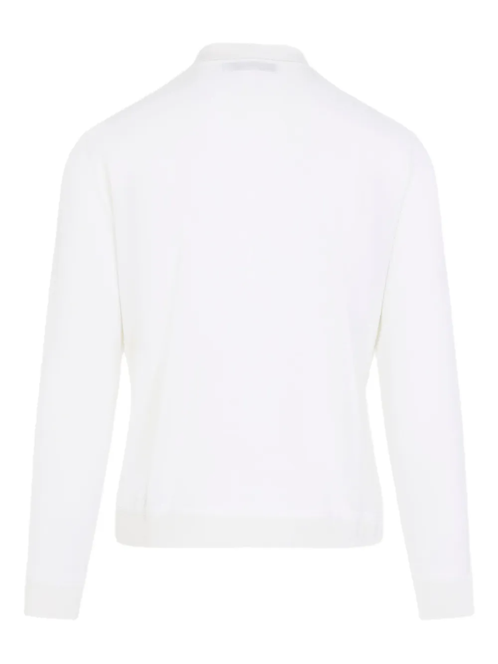 Canali Wollen poloshirt - Wit