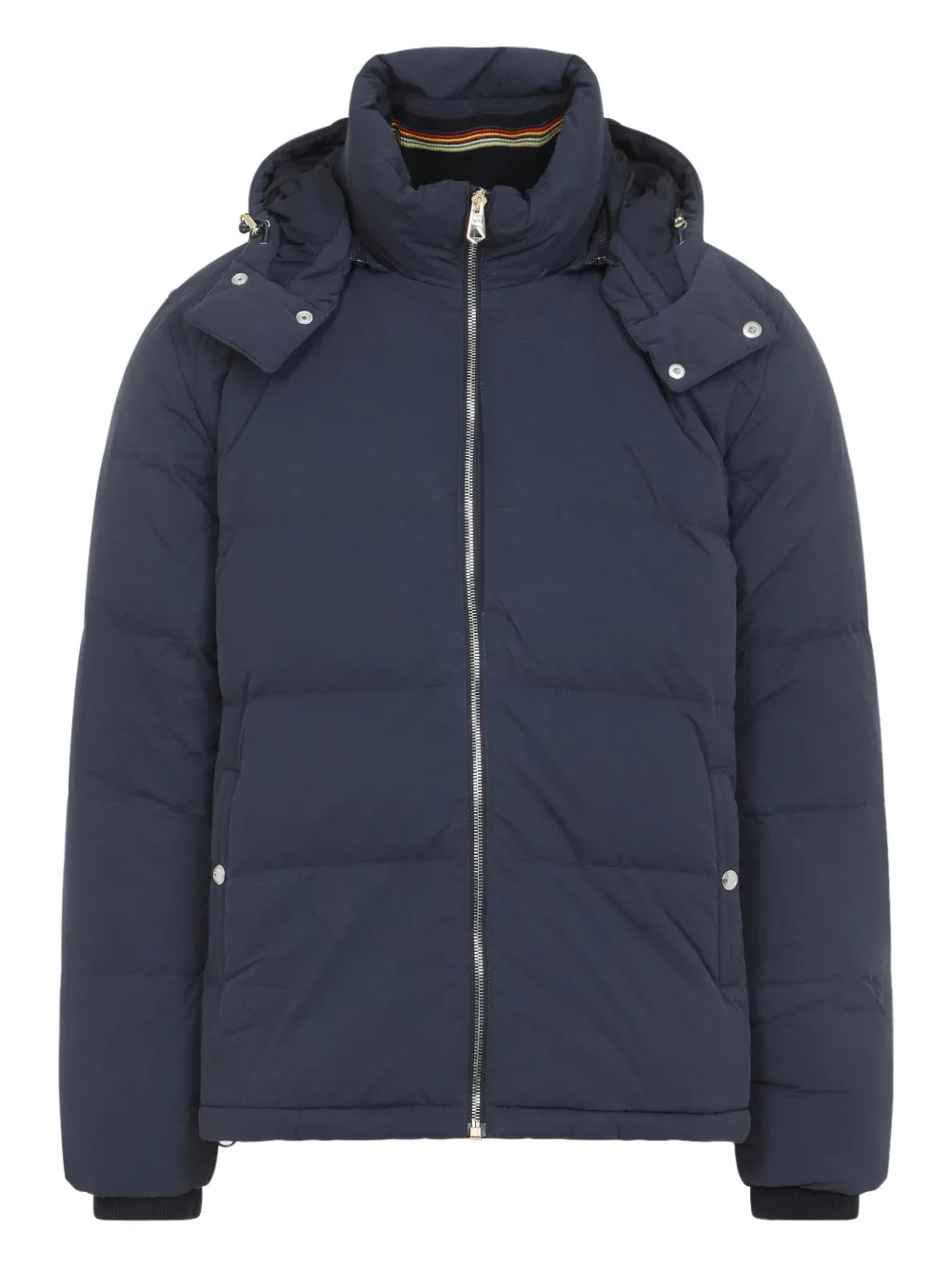 Paul Smith hooded quilted jacket - ブルー Paul Smith hooded quilted jacket - ブルー