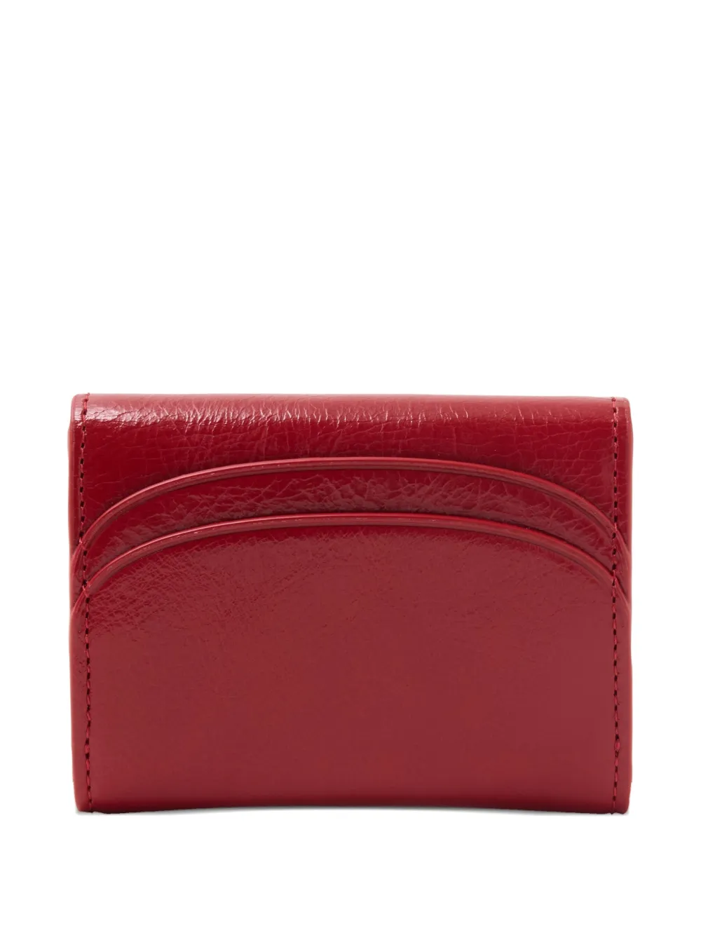 A.P.C. Portemonnee met logo-stempel - Rood