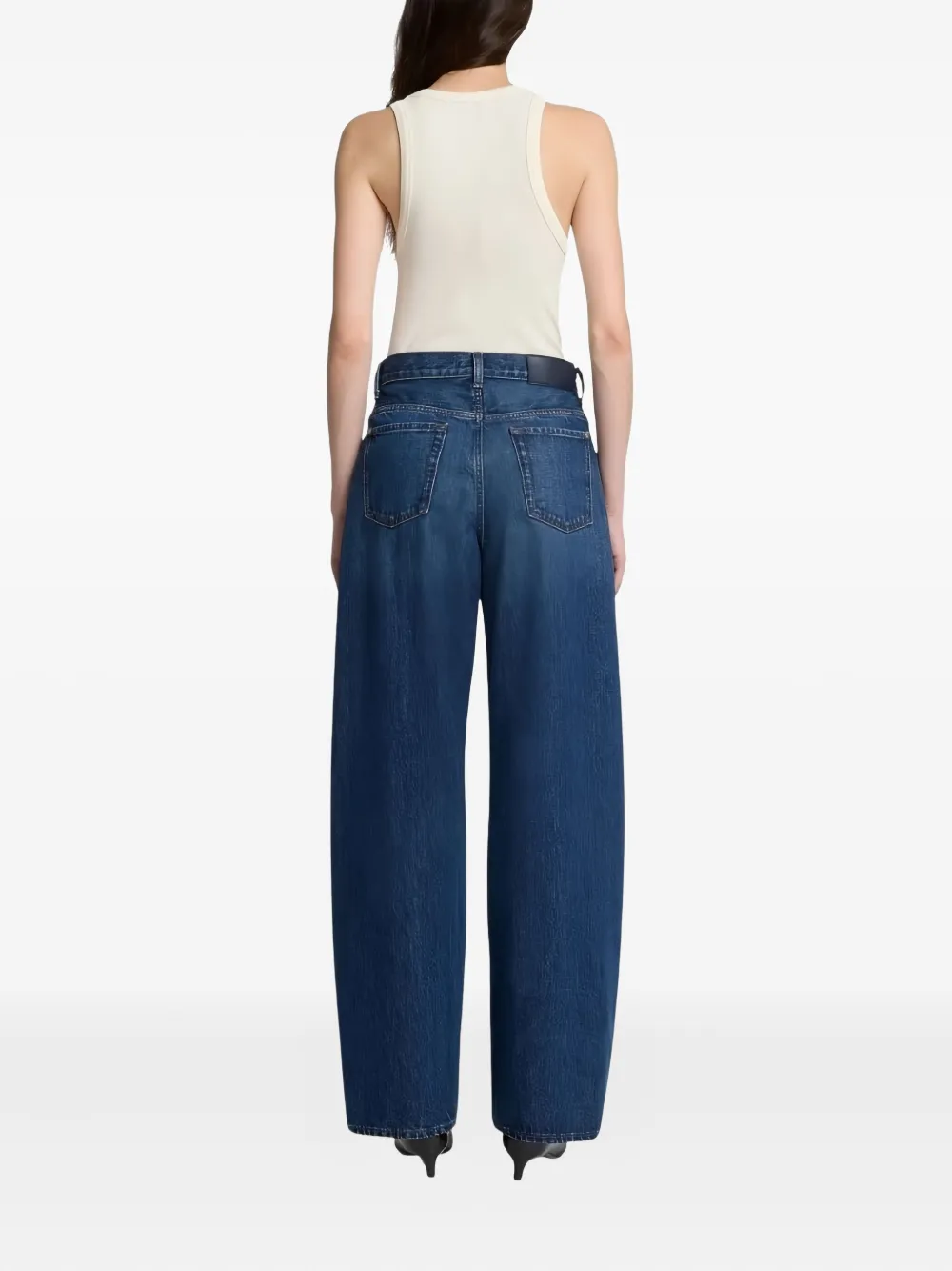 7 For All Mankind Bonnie High-waisted Jeans In Blue