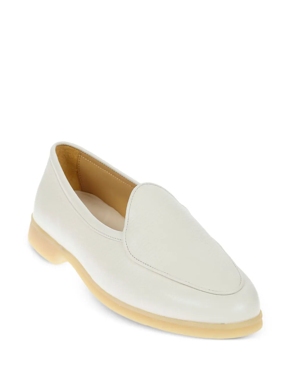 Baudoin & Lange Leren loafers - Wit