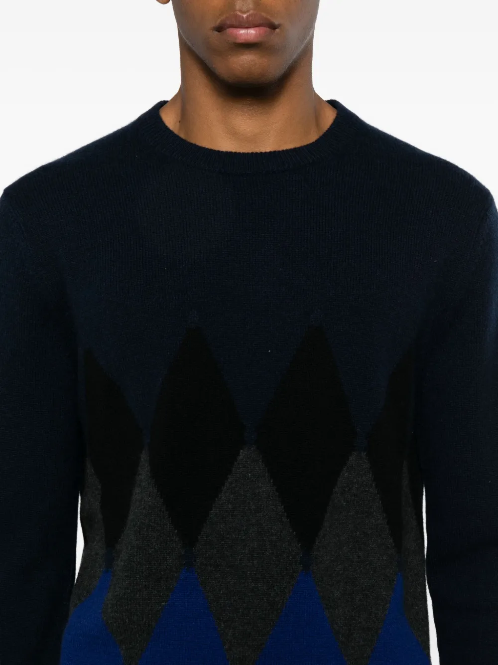 Ballantyne Kasjmier trui Blauw