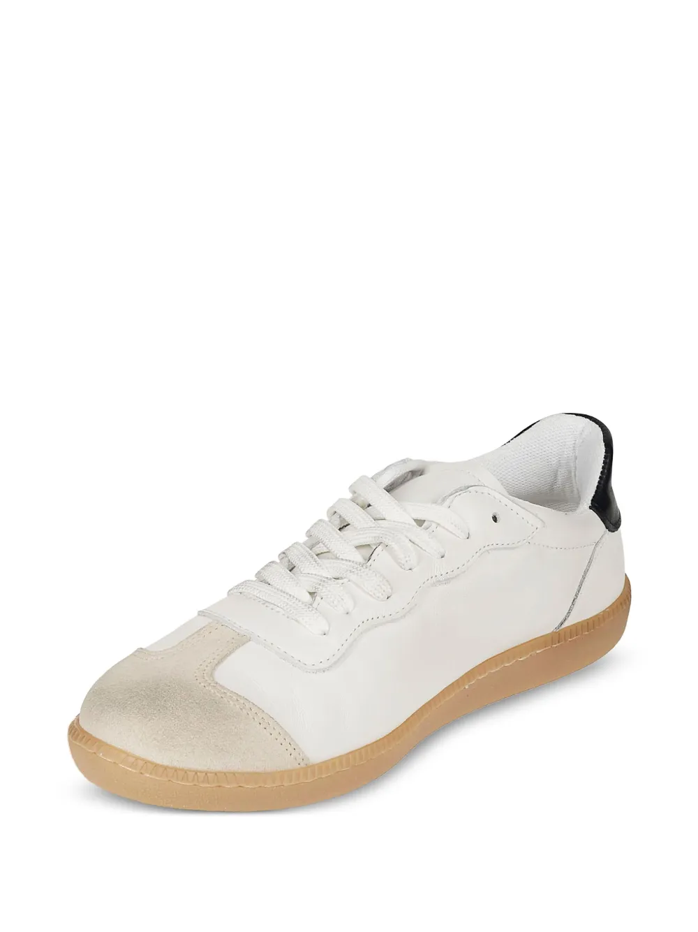  Be980 Harvard Leather Sneakers - White/black 