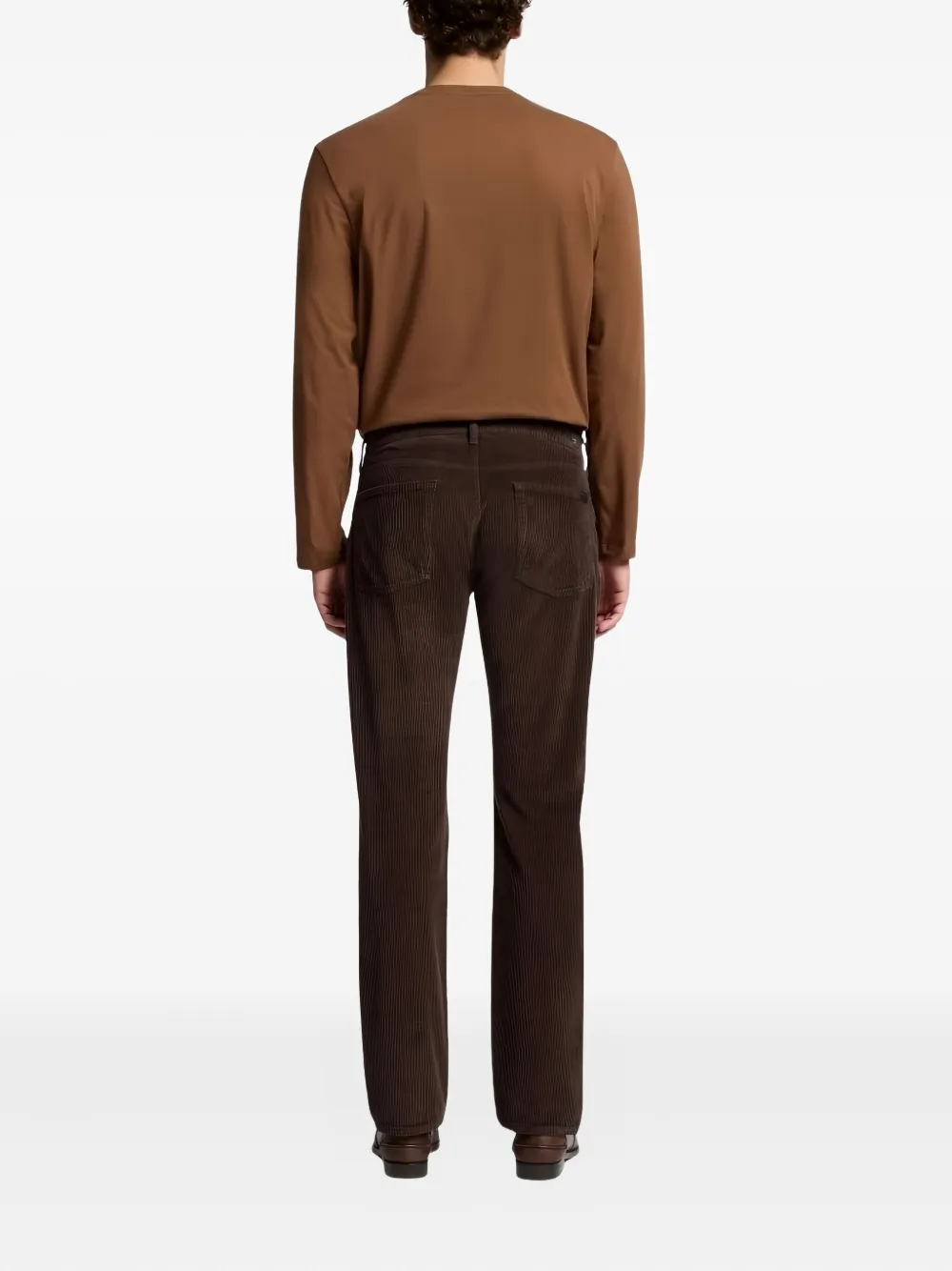 7 For All Mankind Ribfluwelen jeans Bruin