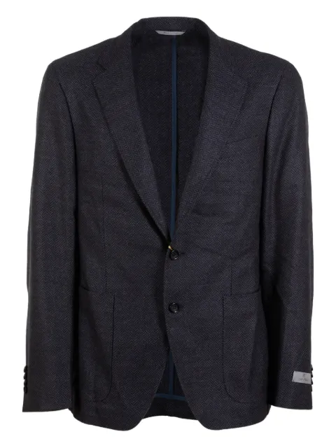 Canali herringbone blazer